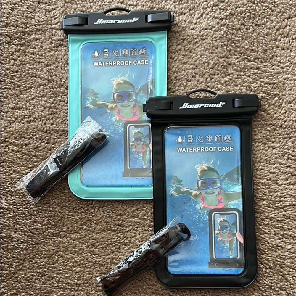 Waterproof Phone Case - Black and Blue